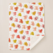 Little Lions Sherpa Baby Blanket in warmer Wüste Sherpadecke (Vorderseite)