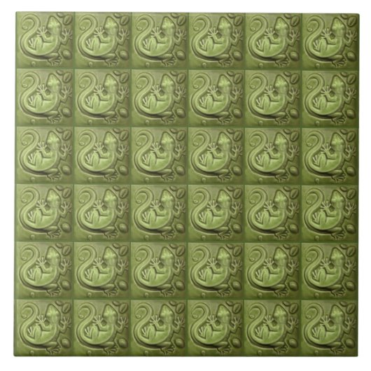 Little Lizard Vintag Tile Fliese (Vorderseite)