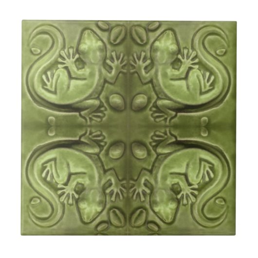 Little Lizard Vintag Tile Fliese (Vorderseite)