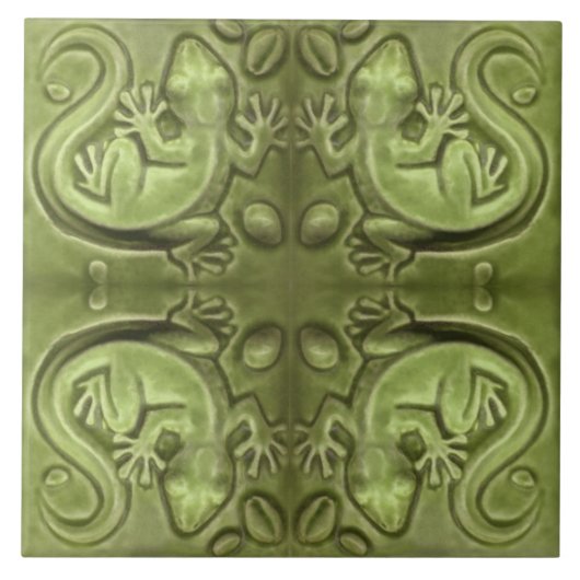 Little Lizard Vintag Tile Fliese (Vorderseite)