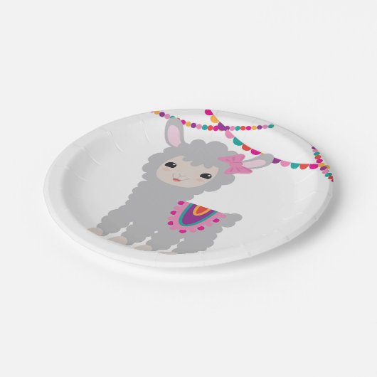 Little Llama Alpaca Party Teller (Schrägansicht)