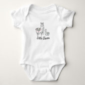 Little Llama Bodysuit Baby Strampler (Vorderseite)