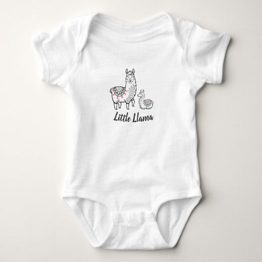 Little Llama Bodysuit Baby Strampler (Vorderseite)