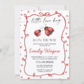 Little Love Bug Baby Shower Invitation Einladung (Vorderseite)