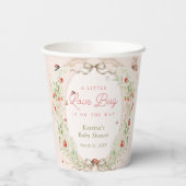 Little Love Bug Boho-Babyparty Pappbecher (Rückseite)