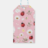 Little Love Bug Daisy Birthday Party Thank You Geschenkanhänger (Rückseite)