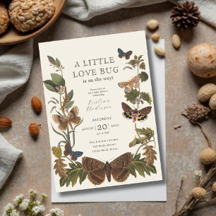 Little Love Bug Wald-Baby-Party-Einladung Einladung