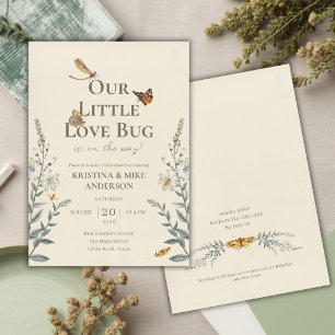 Little Love Bug Wildflower Boho Schmetterling Einl Einladung