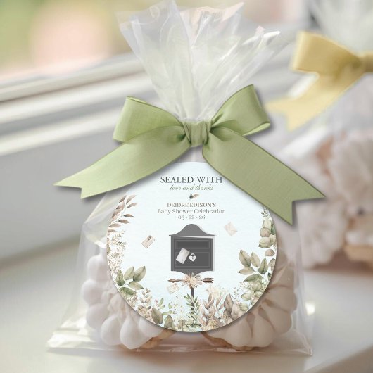 Little Love Letters Baby Shower Stickers