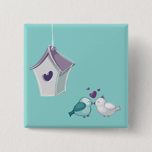 Little Lovebirds Button (Vorderseite)