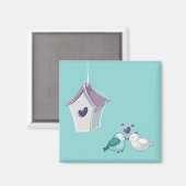Little Lovebirds Magnet (Vorderseite/Rückseite)