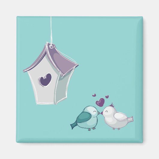 Little Lovebirds Magnet (Vorne)