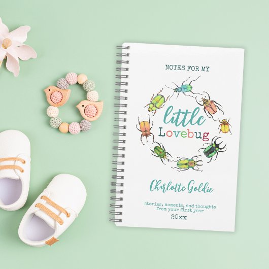 Little Lovebug Baby's First Year Journal Notizblock