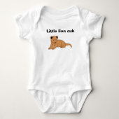 Little Löwe cub Baby Strampler (Vorderseite)