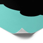 Little Lucky Black Cat Poster (Ecke)