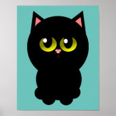 Little Lucky Black Cat Poster (Vorne)
