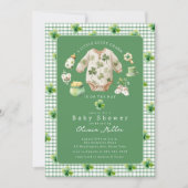 Little Lucky Charm Baby Shower Invitation Einladung (Vorderseite)