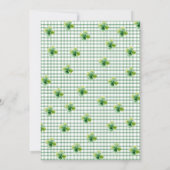 Little Lucky Charm Baby Shower Invitation Einladung (Rückseite)