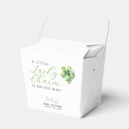 Little Lucky Charm ist auf dem Weg Baby Shower Geschenkschachtel