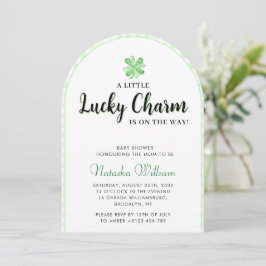 Little Lucky Charm | St Patrick's Baby Shower Arch Einladung