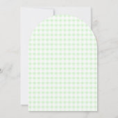 Little Lucky Charm | St Patrick's Baby Shower Arch Einladung (Rückseite)