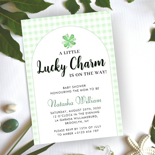 Little Lucky Charm | St Patrick's Day Baby Shower Einladung