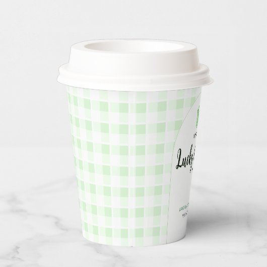 Little Lucky Charm | St Patrick's Day Baby Shower Pappbecher (Rechts)