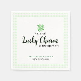 Little Lucky Charm | St Patrick's Day Baby Shower Serviette