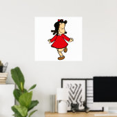 Little Lulu Happy Poster (Heimbüro)