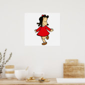 Little Lulu Happy Poster (Küche)