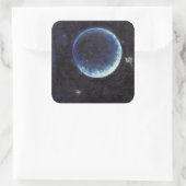 Little Lune 2014 Quadratischer Aufkleber (Tasche)
