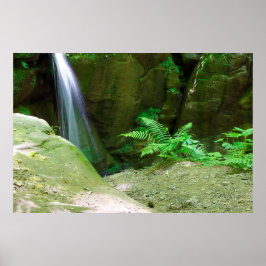 Little Lyons Falls, Mohican Staat Park, Ohio Poster