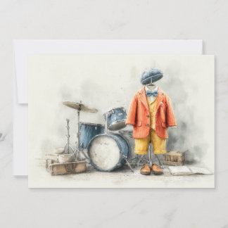 Little Maestro 1. Geburtstag Party Einladung