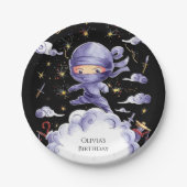 Little Magical Ninja Geburtstag Pappteller (Vorderseite)