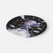 Little Magical Ninja Geburtstag Pappteller (Schrägansicht)