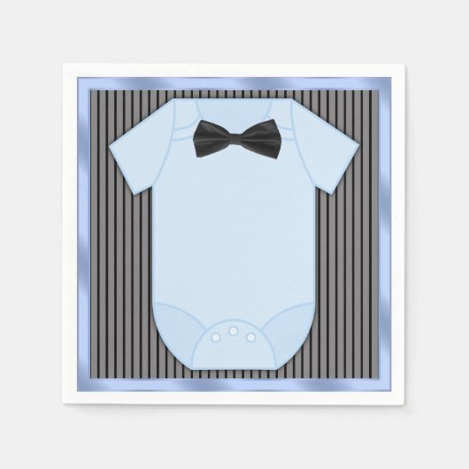 Little Man Baby Boy Dusche Serviette (Vorderseite)