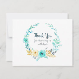 Little Man Baby Dusche Aquamarin Blue Danke