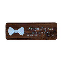 Little Man Baby Dusche | Rustic Wood Bowtie
