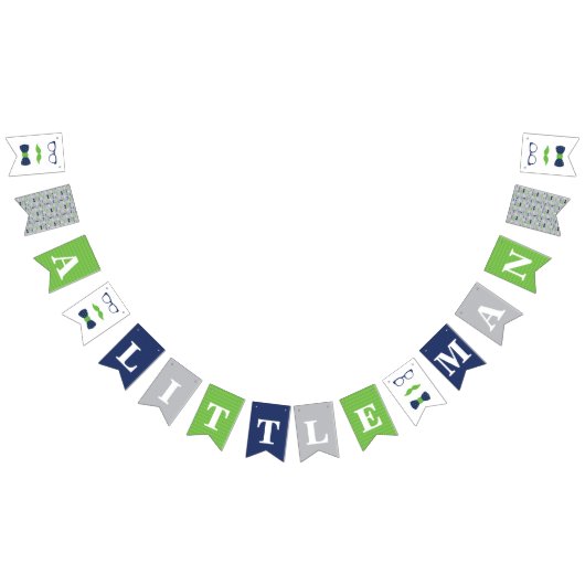 Little Man Baby Shower Banner (Alle)
