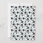 Little Man Baby Shower Einladung Dapper Elephant (Rückseite)