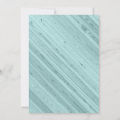 Little Man Baby Shower Einladung, Navy Blue, Aqua Einladung (Rückseite)