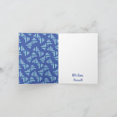 Little Man Birthday Party Karte (Innenseite)