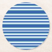 Little Man Birthday Party Runder Pappuntersetzer (Vorderseite)