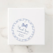 Little Man Blue Bogen Krawatte Babydusche Geschenkanhänger (Beispiel)