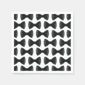 Little Man Bow Krawatte Themed Baby Dusche Serviette (Vorderseite)