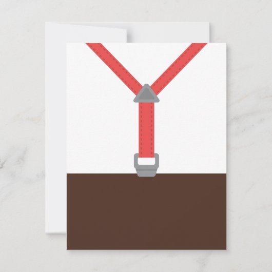 Little Man Bowtie Baby Boy Shower Einladungen (Rückseite)