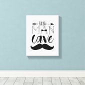 Little Man Cave Canvas Print Leinwanddruck (Insitu (Holzboden))