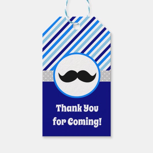 Little Man danke Ihnen Tags Geschenkanhänger (Vorderseite)