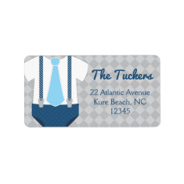 Little Man Diaper Raffle Baby Dusche Adresse Adressaufkleber