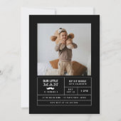 Little Man Foto Geburtstag (Vorderseite)